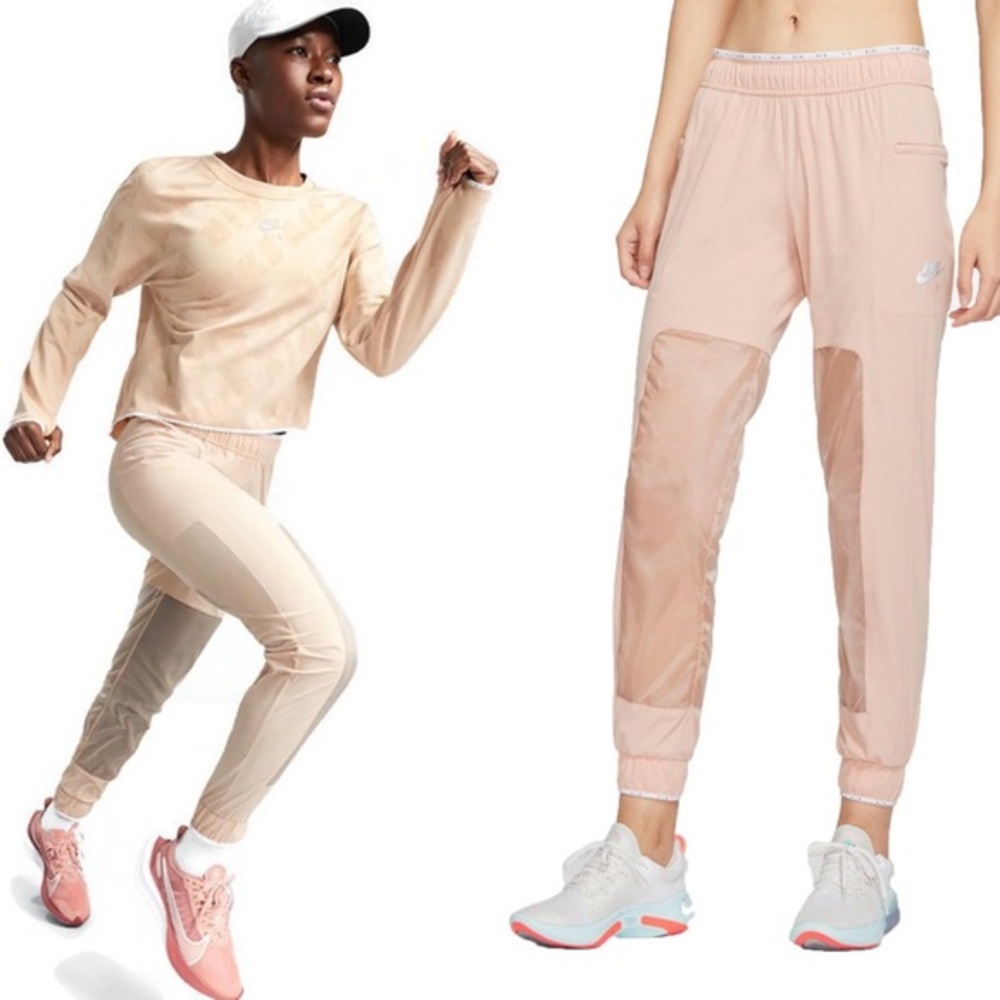 Nike Air Pants Nike Running Mesh Panel Pink